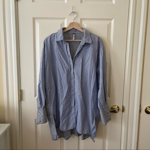 Free People Tops - Free People • Oversized Button Down Shirt